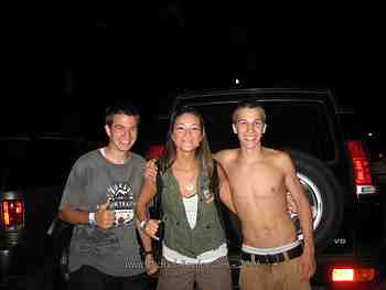 2006-08-12 RHCP Concert - Rachelle, Derek, Michael