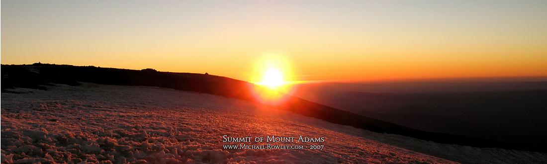 Sunrise from Mt. Adams