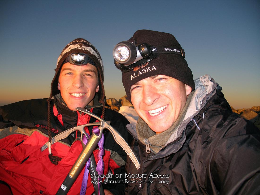Michael and Derek on Mt. Adams summit