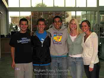 Sean and Mairghread's visit to BYU