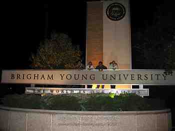Sean and Mairghread's visit to BYU