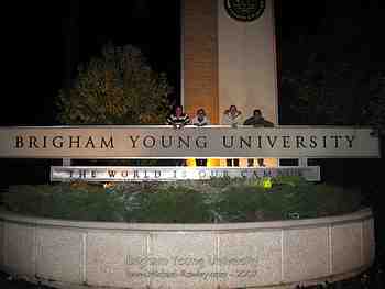 Sean and Mairghread's visit to BYU