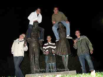 Sean and Mairghread's visit to BYU